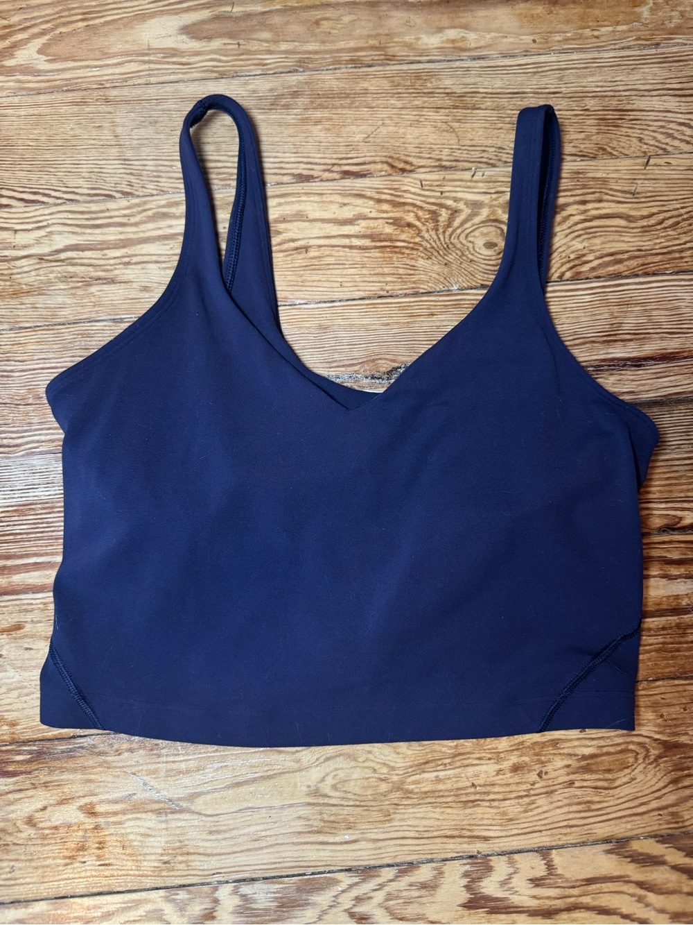 lululemon athletica Navy Blue Athletic Crop Tank